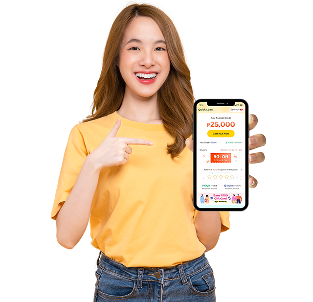 Mocasa Quick Loan app interface